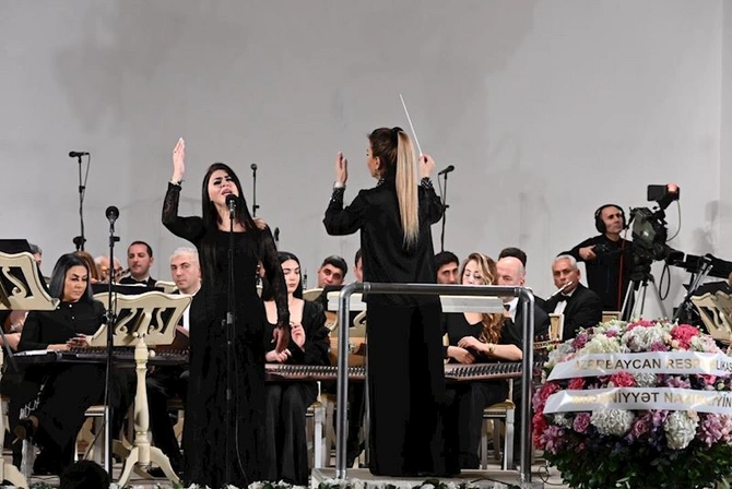 Filarmoniyada Xalq şairi Fikrət Qocanın 90 illiyinə həsr olunan konsert keçirilib— FOTOLAR