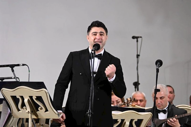 Filarmoniyada Xalq şairi Fikrət Qocanın 90 illiyinə həsr olunan konsert keçirilib— FOTOLAR