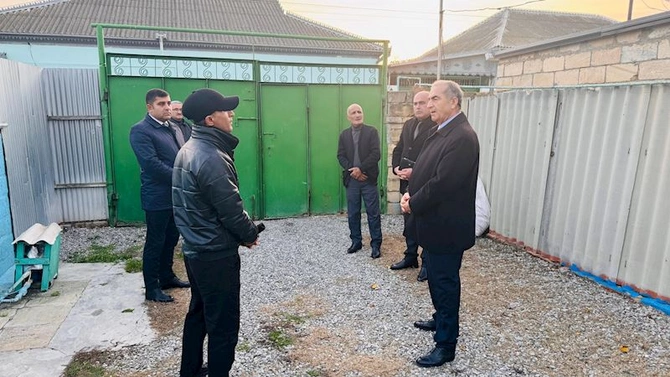 Sevindik Hətəmov Vətən Müharibəsi qazisi ilə görüşdü — FOTOLAR