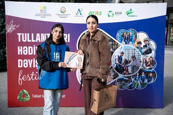 “Azərsun Holdinq”in “Tullantıları hədiyyələrə dəyiş” ekoloji festivalına dəstək verib — FOTOLAR