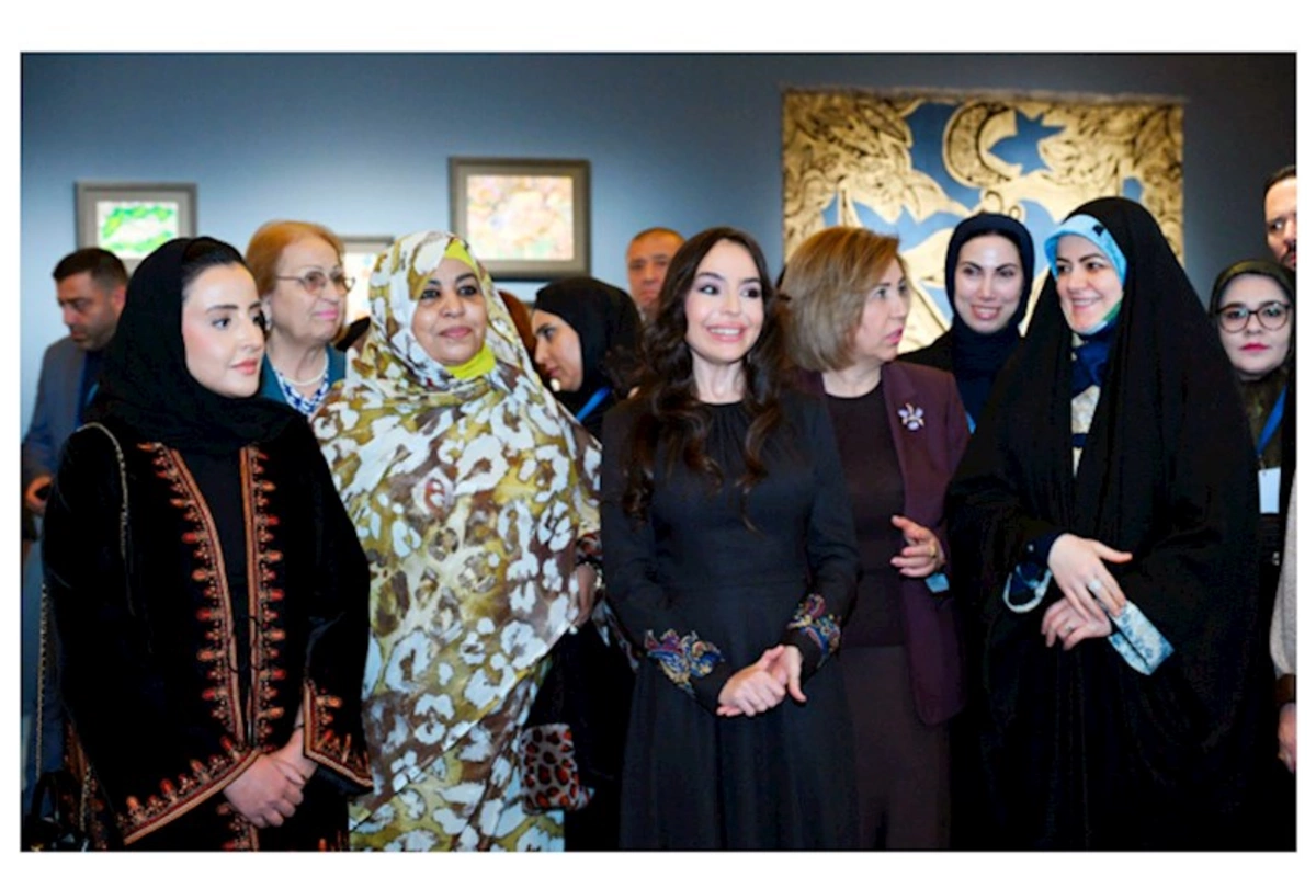 Leyla Əliyeva “Mənim dənizlərim, mənim okeanlarım” sərgisində — FOTOLAR