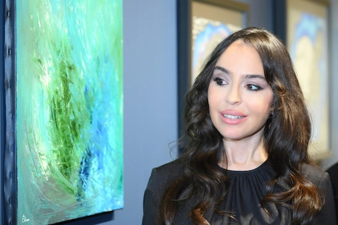 Leyla Əliyeva “Mənim dənizlərim, mənim okeanlarım” sərgisində — FOTOLAR