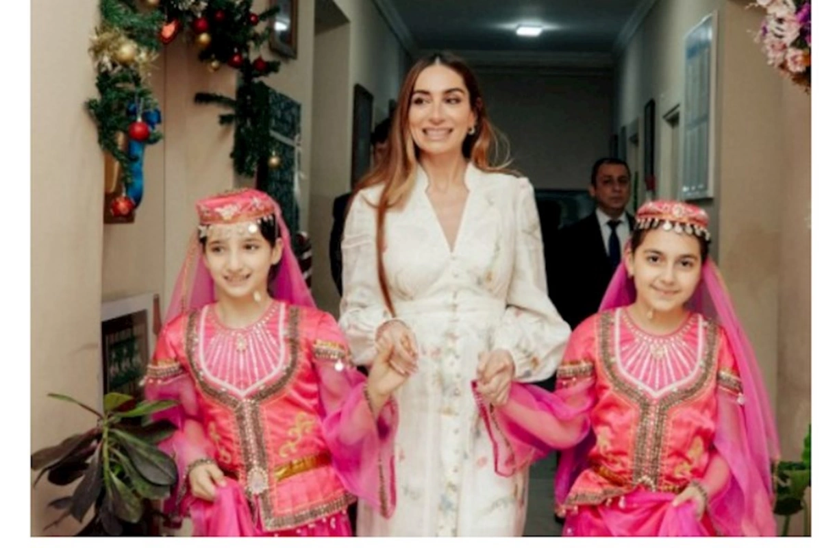 Arzu Əliyeva Uşaq Evində keçirilən bayram tədbirindən paylaşım etdi — FOTO