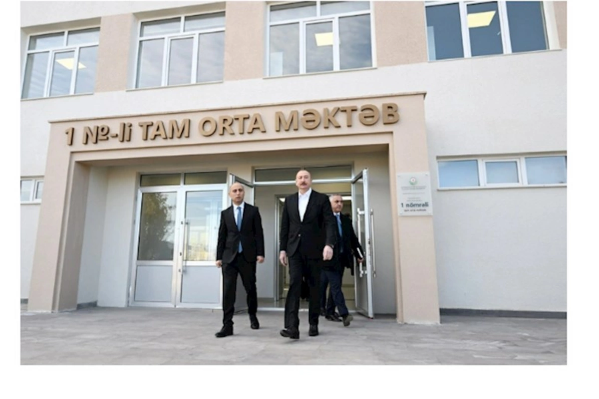 Kərkicahan qəsəbə 1 nömrəli tam orta məktəbin binası istifadəyə verilib