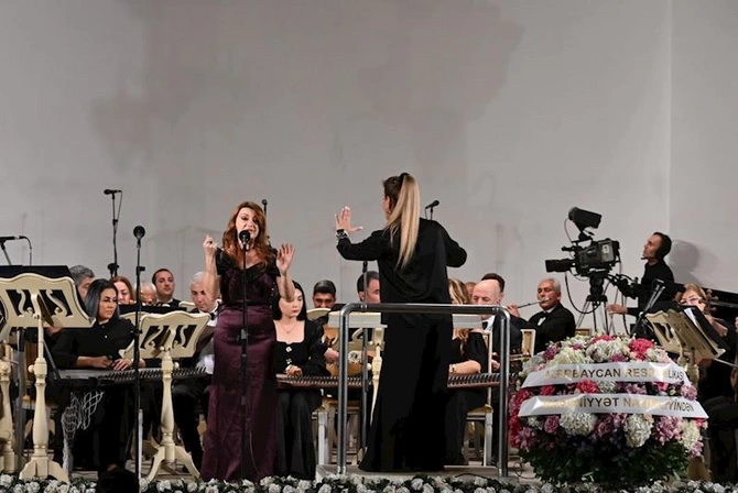 Filarmoniyada Xalq şairi Fikrət Qocanın 90 illiyinə həsr olunan konsert keçirilib— FOTOLAR