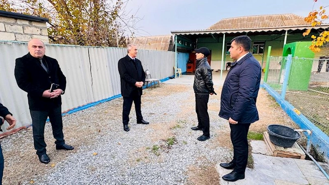 Sevindik Hətəmov Vətən Müharibəsi qazisi ilə görüşdü — FOTOLAR