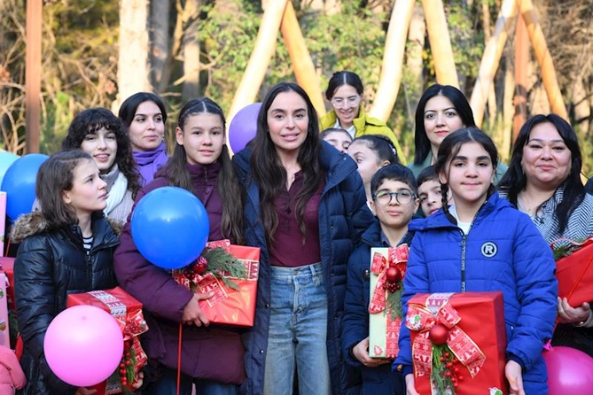 Leyla Əliyeva Nəbatat bağında uşaqlar üçün təşkil olunan tədbirdə — FOTOLAR