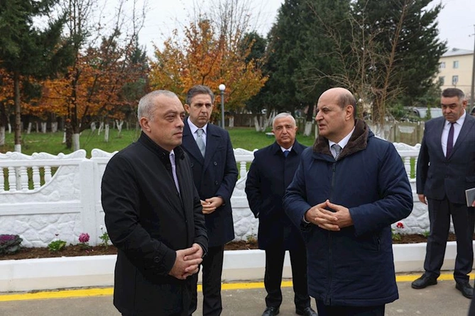 Zaur Mikayılov 5 saylı Lənkəran-Astara regional bölməsinin yeni inzibati binası ilə tanış olub — FOTOLAR