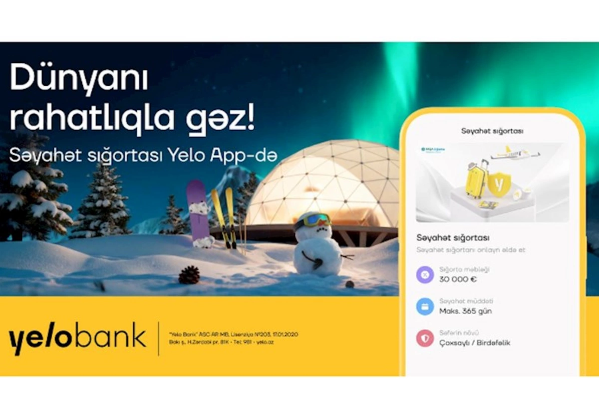 Səyahətə hazırlaşanlar üçün Yelo App-də rahat həllər