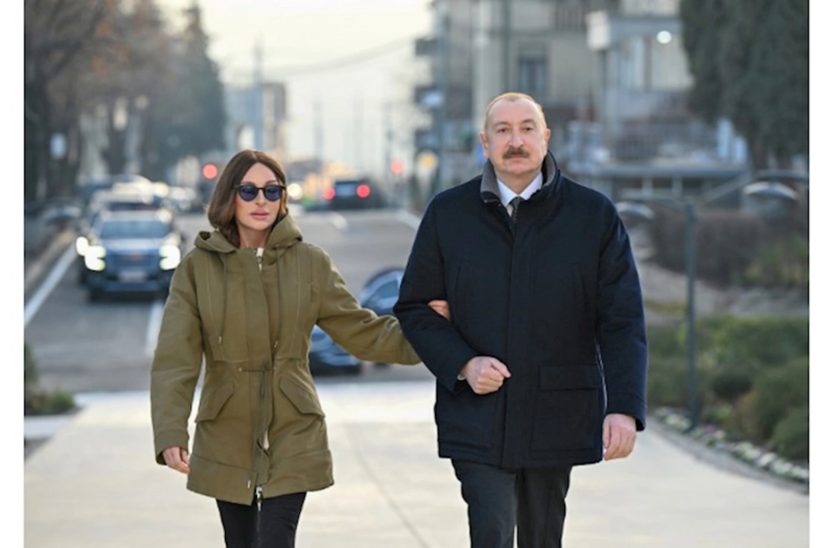 Prezident və birinci xanım Xankəndidə Zəfər parkının açılışında iştirak etdi — FOTOLAR (YENİLƏNİB)