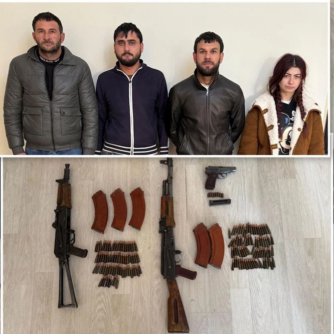 Bərdə və Ağdamda silah alveri edən cinayətkar dəstənin üzvləri ifşa edildi