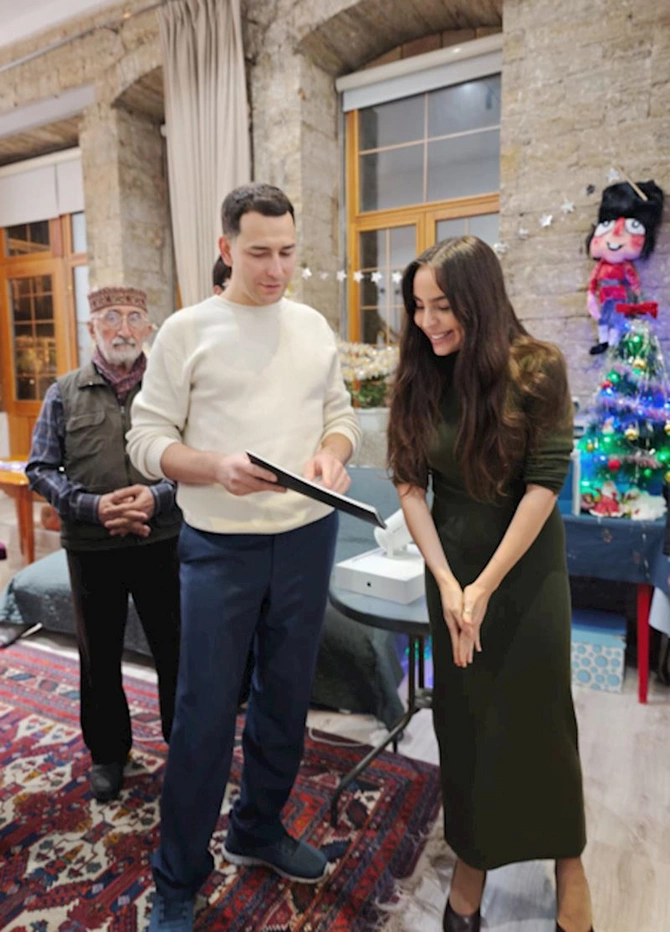 Leyla Əliyeva “ANİMAFİLM Studio”nun qonağı olub — FOTOLAR