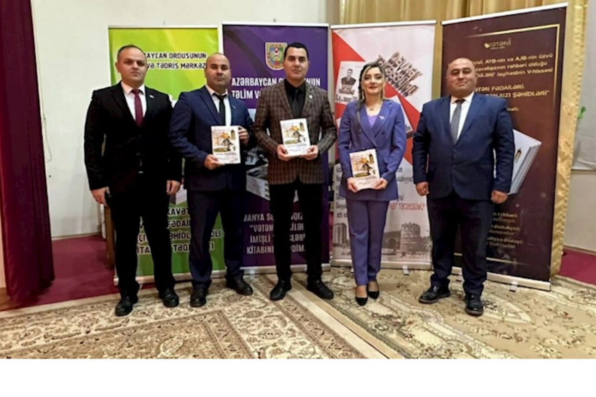“Vətən Fədailəri” layihəsi çərçivəsində şəhidlərimizə həsr olunan kitabın təqdimatı keçirilib — FOTOLAR