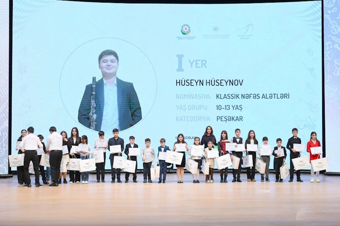 Leyla Əliyeva və Alyona Əliyeva mükafatlandırma mərasimində iştirak ediblər — FOTOLAR