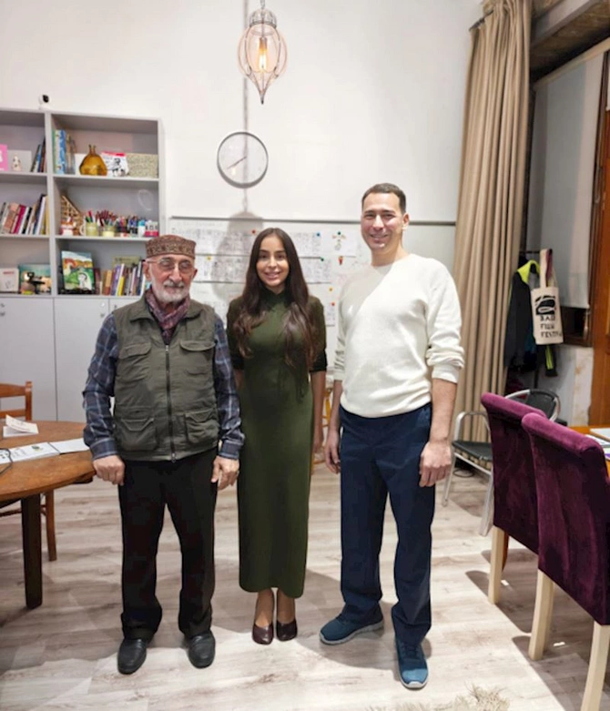 Leyla Əliyeva “ANİMAFİLM Studio”nun qonağı olub — FOTOLAR