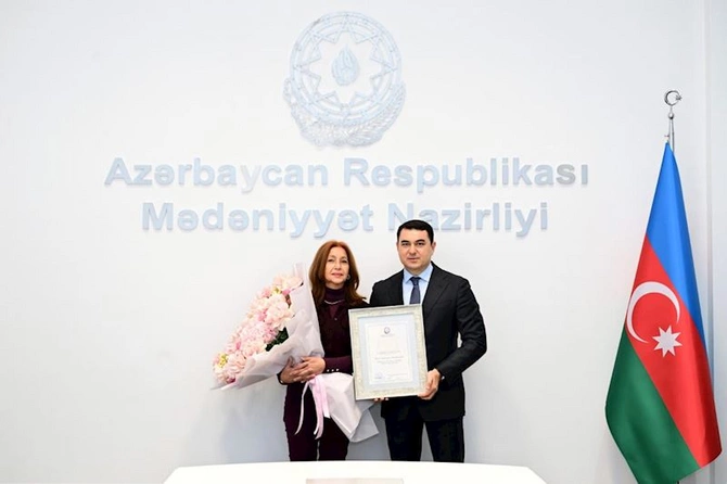 Mədəniyyət xadimlərinə dövlət təltifləri təqdim olundu — FOTOLAR