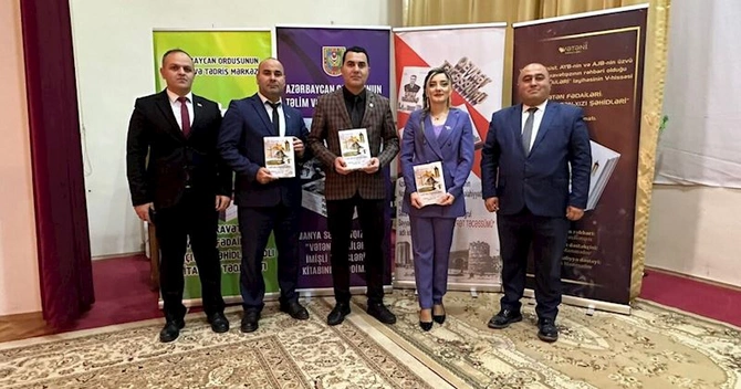 “Vətən Fədailəri” layihəsi çərçivəsində şəhidlərimizə həsr olunan kitabın təqdimatı keçirilib — FOTOLAR