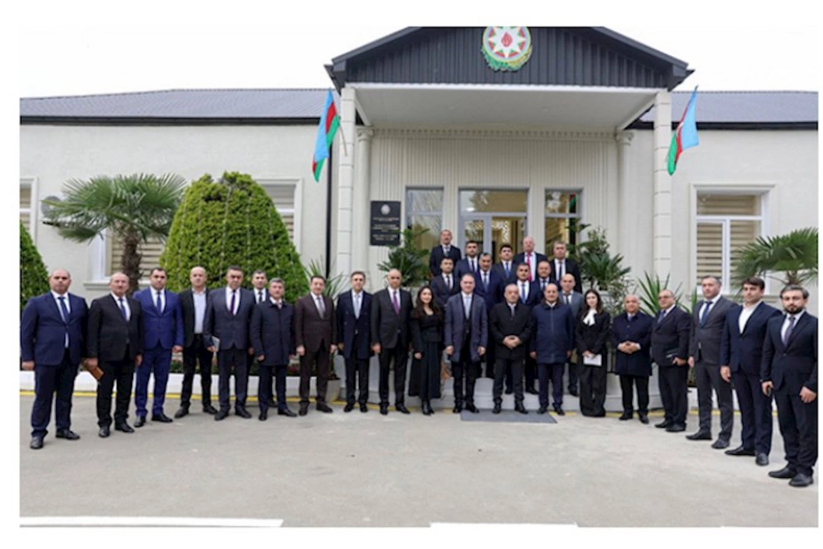 Zaur Mikayılov 5 saylı Lənkəran-Astara regional bölməsinin yeni inzibati binası ilə tanış oldu — FOTOLAR