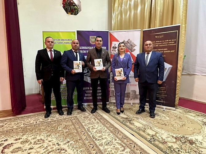“Vətən Fədailəri” layihəsi çərçivəsində şəhidlərimizə həsr olunan kitabın təqdimatı keçirilib — FOTOLAR