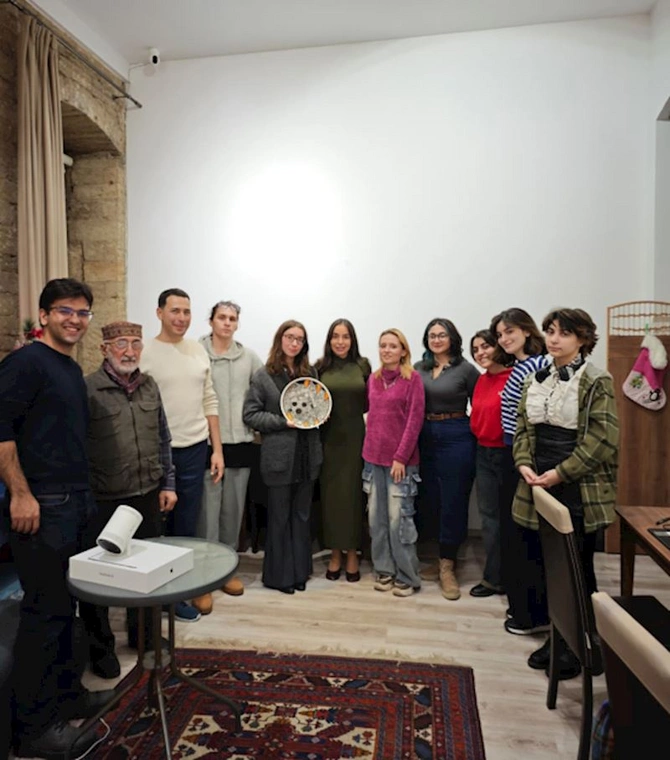 Leyla Əliyeva “ANİMAFİLM Studio”nun qonağı olub — FOTOLAR