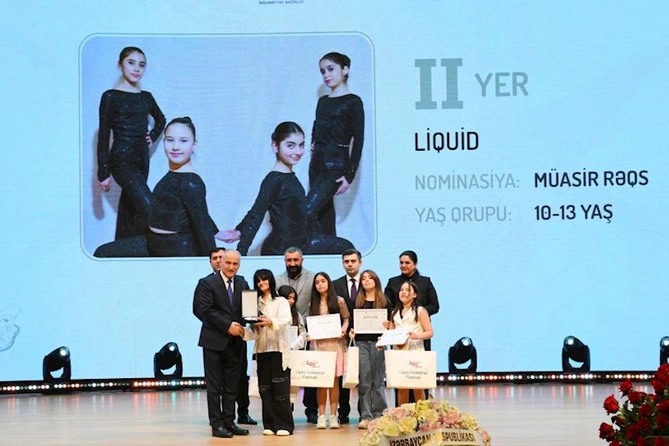 Leyla Əliyeva və Alyona Əliyeva mükafatlandırma mərasimində iştirak ediblər — FOTOLAR