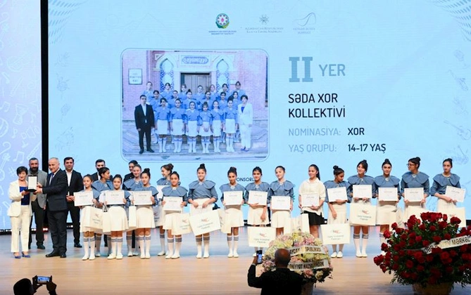 Leyla Əliyeva və Alyona Əliyeva mükafatlandırma mərasimində iştirak ediblər — FOTOLAR