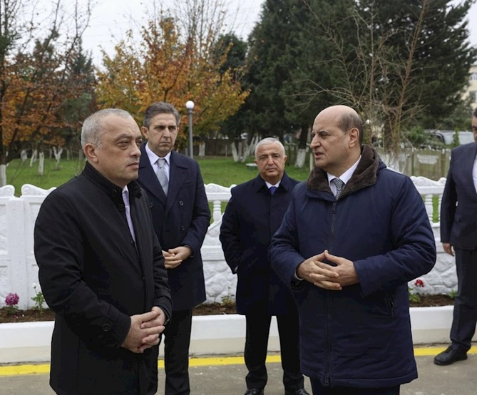 Zaur Mikayılov 5 saylı Lənkəran-Astara regional bölməsinin yeni inzibati binası ilə tanış oldu — FOTOLAR