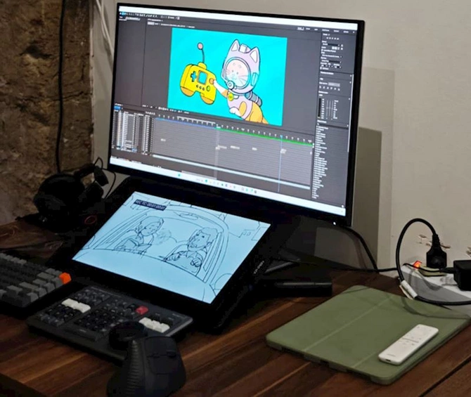 Leyla Əliyeva “ANİMAFİLM Studio”nun qonağı olub — FOTOLAR