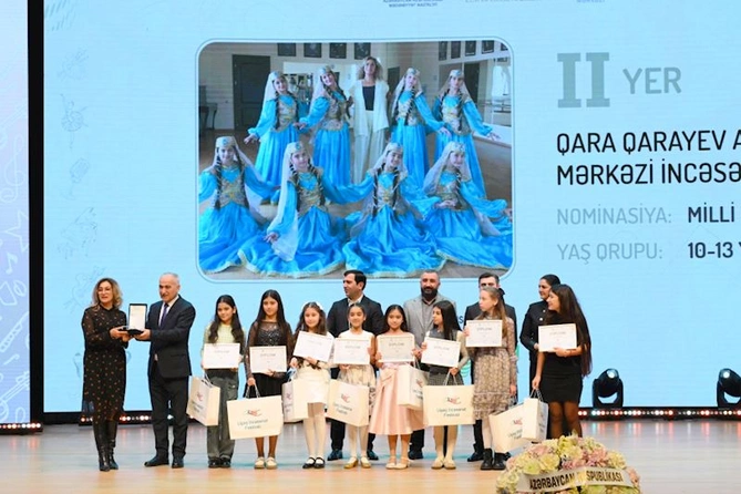 Leyla Əliyeva və Alyona Əliyeva mükafatlandırma mərasimində iştirak ediblər — FOTOLAR