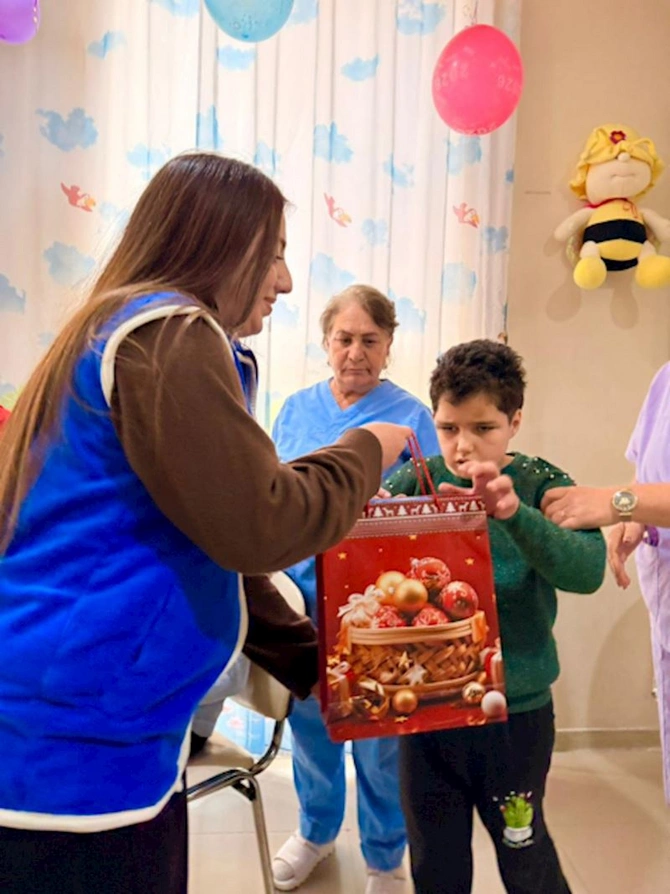 Leyla Əliyevanın təşəbbüsü ilə Yeni il şənliyi keçirilib — FOTOLAR