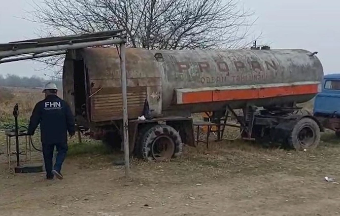 Qanunsuz işləyən maye qazdoldurma məntəqəsinin istismarı dayandırıldı — VİDEO/FOTOLAR