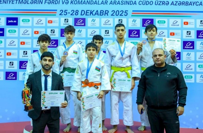 On dörd yaşadək cüdoçular arasında Azərbaycan birinciliyi başa çatıb — FOTO