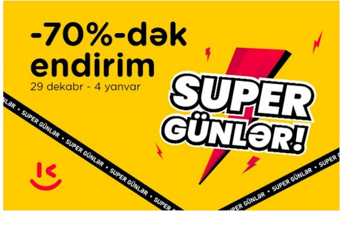 “Kontakt”da ilin son və ən böyük endirimləri başladı: 7 GÜN 70%-DƏK ENDİRİM