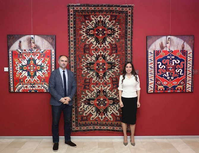 Leyla Əliyeva Azərbaycan Milli Xalça Muzeyində — FOTOLAR