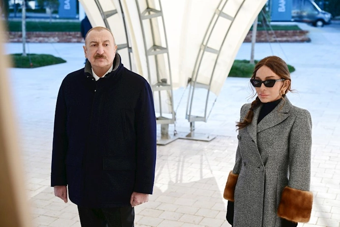 Prezident İlham Əliyev Bakı Ağ Şəhərdə olub — FOTOLAR (YENİLƏNİB)