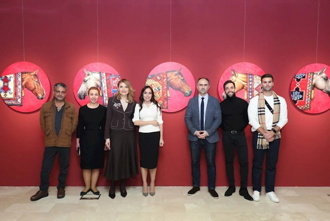 Leyla Əliyeva Azərbaycan Milli Xalça Muzeyində — FOTOLAR