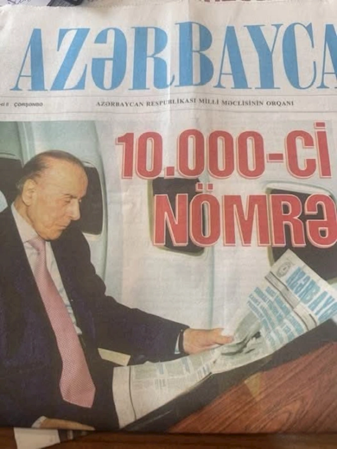 Azərbaycan qəzetinin Ulu Öndərlə bağlı bu saxtakarlığı ŞOK ETDİ — FOTO