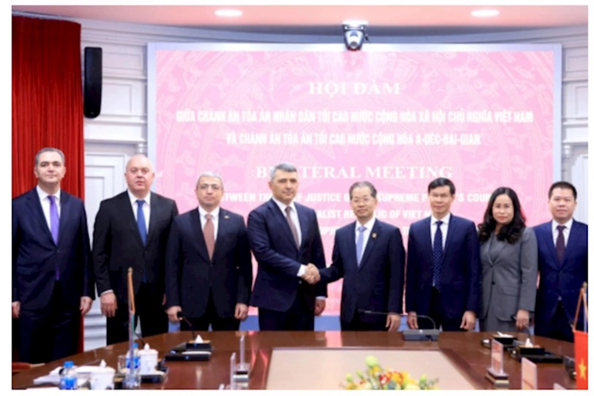 Azərbaycanla Vyetnam arasında məhkəmə sahəsində əməkdaşlıq müzakirə olunub — FOTOLAR