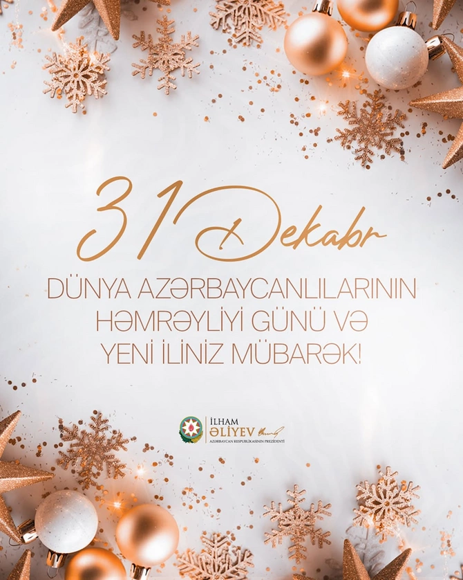 Prezidentdən bayram paylaşımı — FOTO