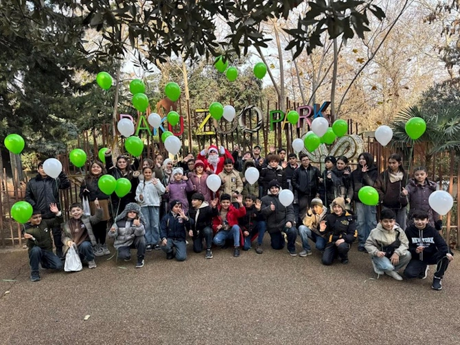 Leyla Əliyevanın təşəbbüsü ilə aztəminatlı ailələrin uşaqları Bakı Zooloji Parkında — FOTOLAR