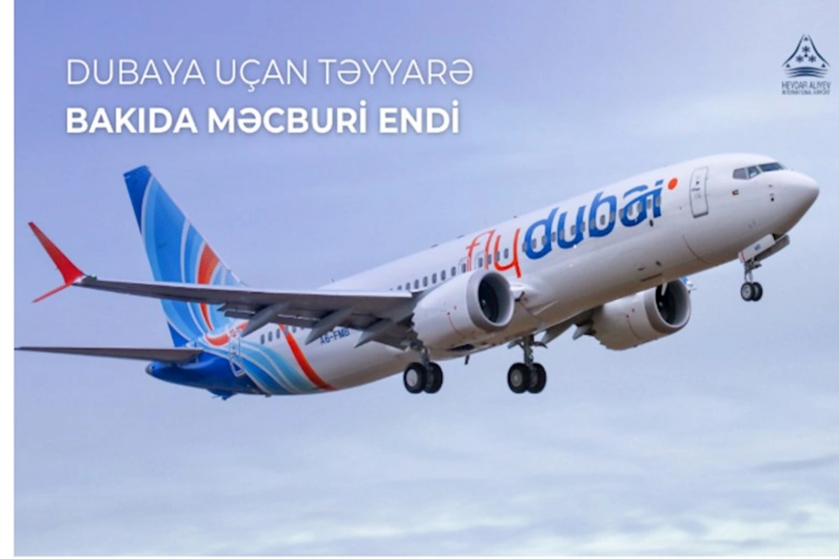 Təyyarə təcili Bakıya endi