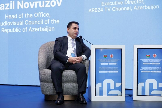 Bakıda Azərbaycan-Gürcüstan Media Forumu keçirildi — FOTOLAR