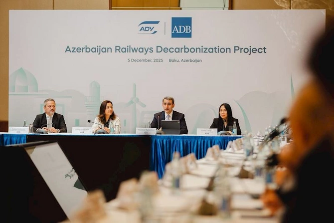 Asiya İnkişaf Bankının dəstəyi ilə ADY-nin dekarbonizasiyası üzrə strateji layihəyə start verilib — FOTOLAR
