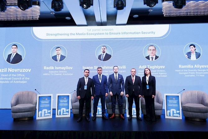 Bakıda Azərbaycan-Gürcüstan Media Forumu keçirildi — FOTOLAR