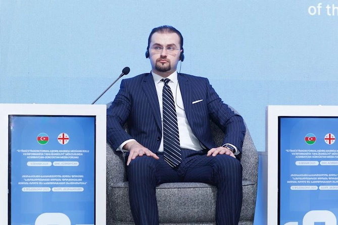 Bakıda Azərbaycan-Gürcüstan Media Forumu keçirildi — FOTOLAR