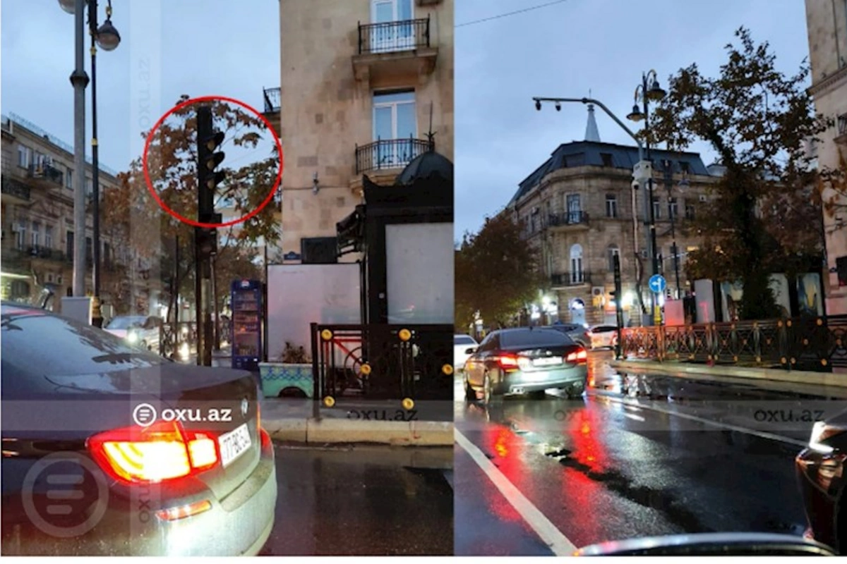 NİİM-dən Bakıda işıqforların işləməməsi ilə bağlı açıqlama — YENİLƏNİB (FOTOLAR)