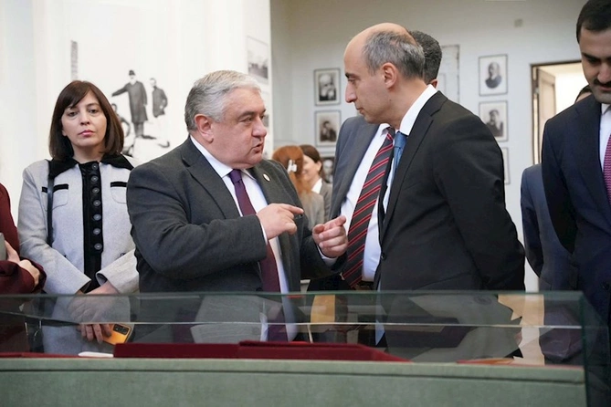 Emin Əmrullayev Gürcüstanda səfərdə olub — FOTOLAR
