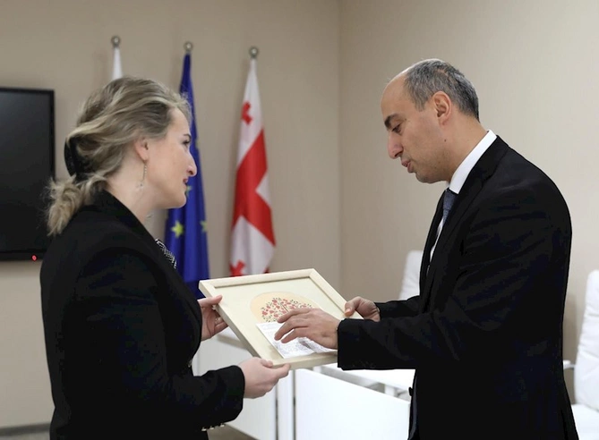 Emin Əmrullayev Gürcüstanda səfərdə olub — FOTOLAR