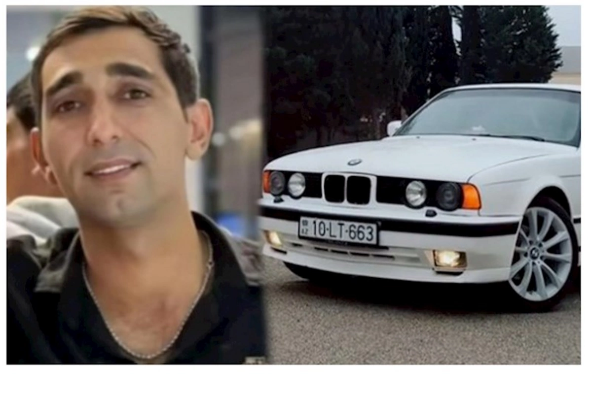 Masazırda yanaraq ölən sürücünün və avtomobilinin GÖRÜNTÜLƏRİ