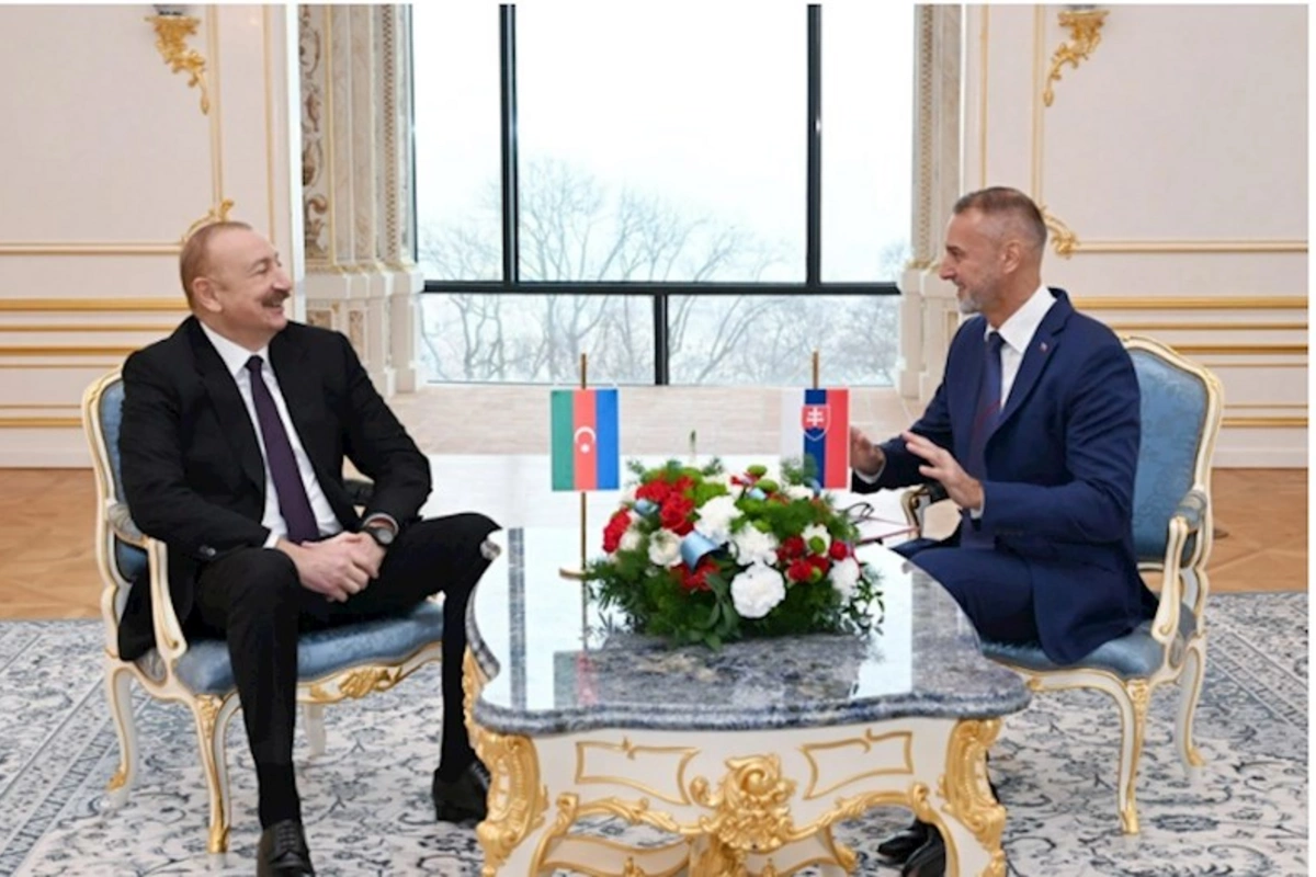 İlham Əliyevin Slovakiya Milli Şurasının sədri ilə təkbətək və geniş tərkibdə görüşləri olub — FOTOLAR (YENİLƏNİB)